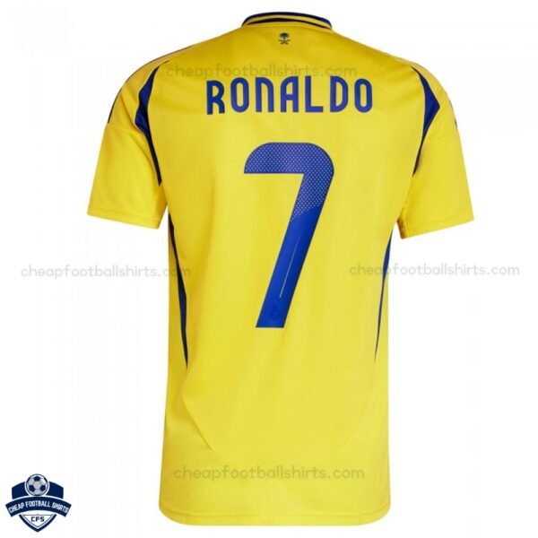 Al Nassr Home Men Football Shirt 24/25 RONALDO 7 - Back View