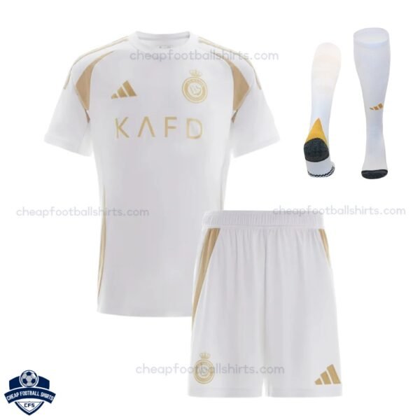 Al Nassr Third Kids Football Kit 24/25