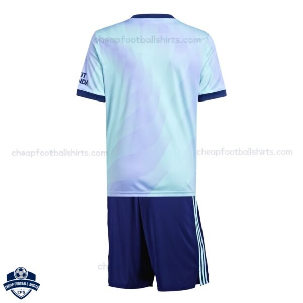 Arsenal Third Kids Football Kit 24/25 - Back View No Socks