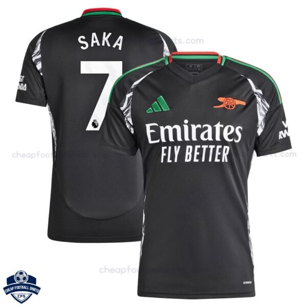Arsenal SAKA 7 Away Men Football Shirt 24/25 - Front View