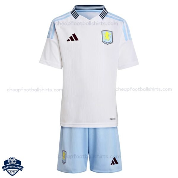 Aston Villa Away Kids Football Kit 24/25 - Front View