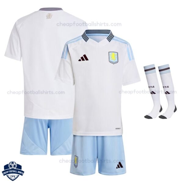 Aston Villa Away Kids Football Kit 24/25 - Overview