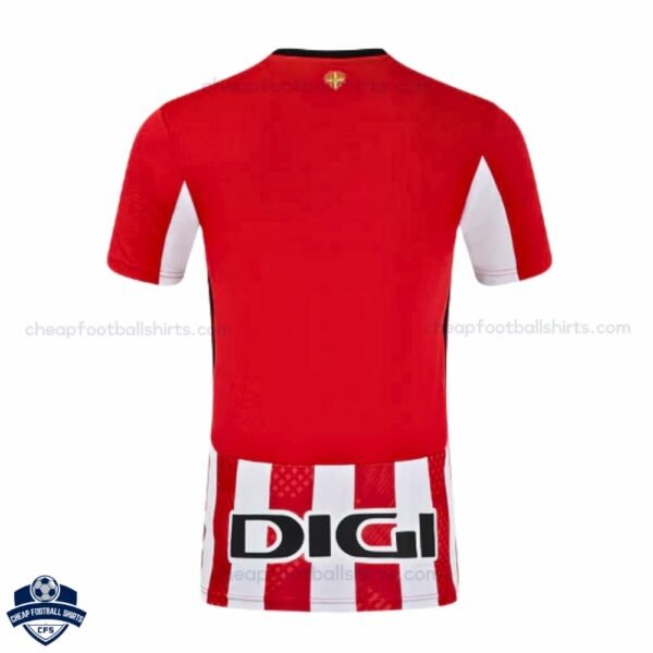 Athletic Bilbao Home Men Football Shirt 24/25 - Back View