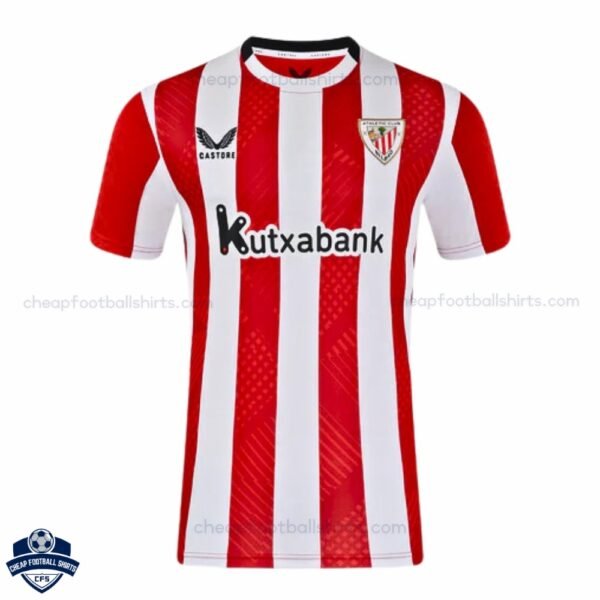 Athletic Bilbao Home Men Football Shirt 24/25 - Front View