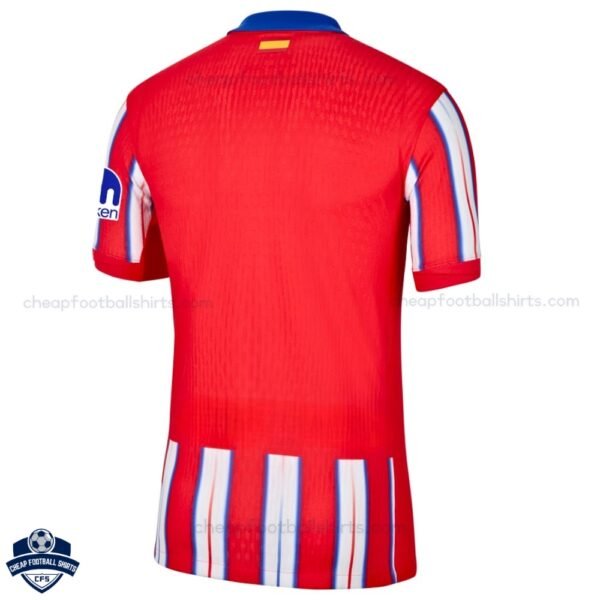Atletico Madrid Home Men Football Shirt 24/25 - Back View