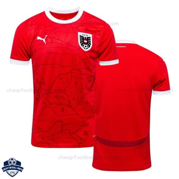 Austria Home Men Football Shirt 24/25 - Overview