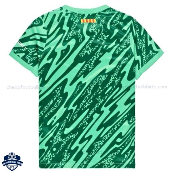Barcelona Goalkeeper Men Football Shirt 24/25 - Back View