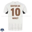 Bayer Leverkusen Away Men Football Shirt 24/25 WIRTZ 10 - Back View
