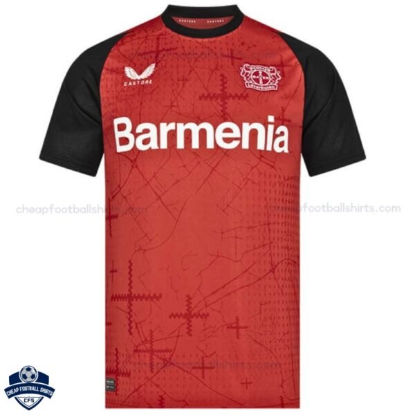 Bayer Leverkusen Home Men Football Shirt 24/25 - Front View