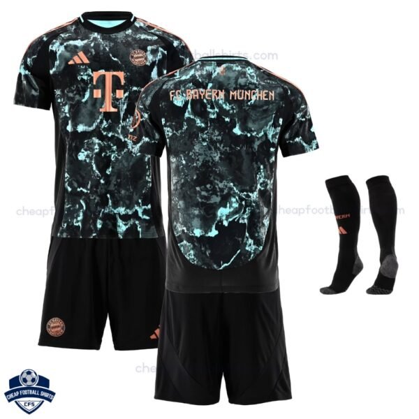 Bayern Munich Away Kids Football Kit 24/25 - Overview