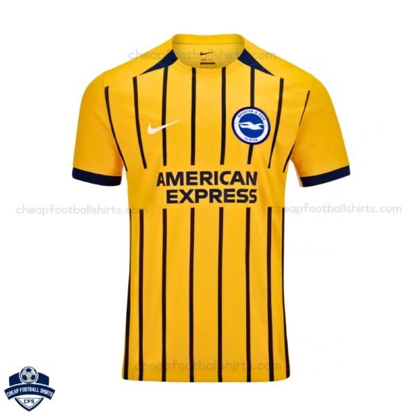 Brighton Away Men Football Shirt 24/25 - Front View