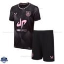 Front View of Burnley Away Kid Cheap Football Kit 24/25