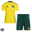 Celtic Away Kids Football Kit 24/25 - Front View