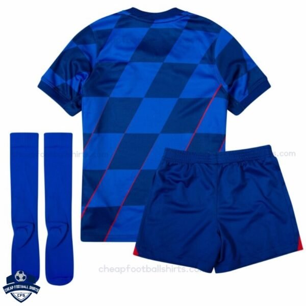 Croatia Away Kids Football Kit 24/25 - Back View