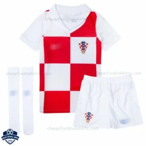Croatia Home Kids Football Kit 24/25 - Front View