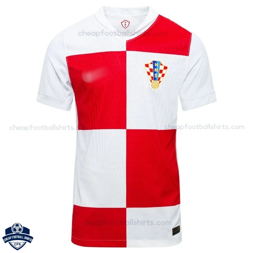 Croatia Home Men Football Shirt 24/25 - Front View