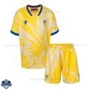 Crystal Palace Away Kids Football Kit 24/25 - Front View