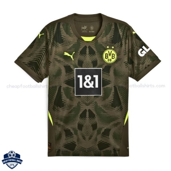 Dortmund Goalkeeper Men Football Shirt 24/25 - Front View