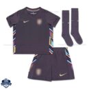 England Away Kids Football Kit 24/25 - Front View