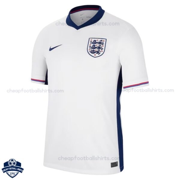 England Home Men Football Shirt 24/25 - Front View
