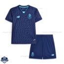 FC Porto Third Kids Football Kit 24/25 - Front View