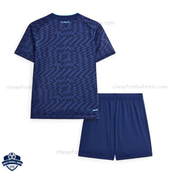 FC Porto Third Kids Football Kit 24/25 - Back View