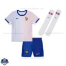 France Away Kids Football Kit 24/25 - Front View