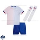 France Away Kids Football Kit 24/25 - Back View