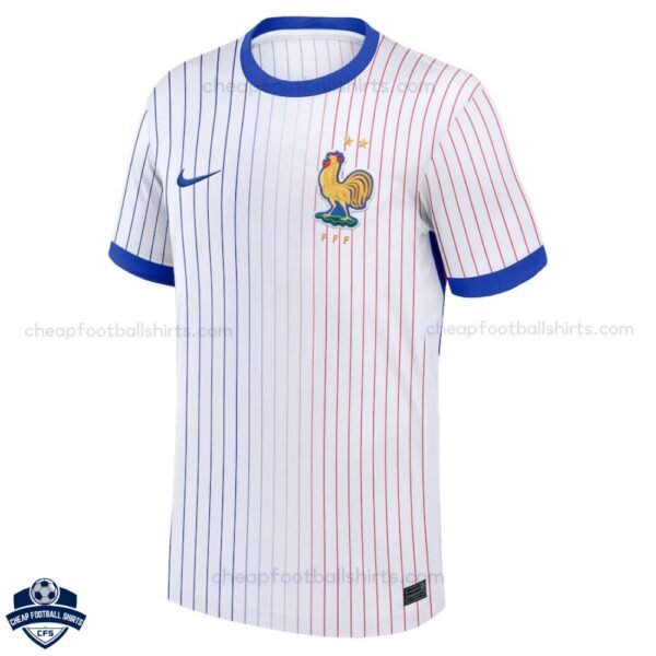 France Away Men Football Shirt 24/25 - Front View