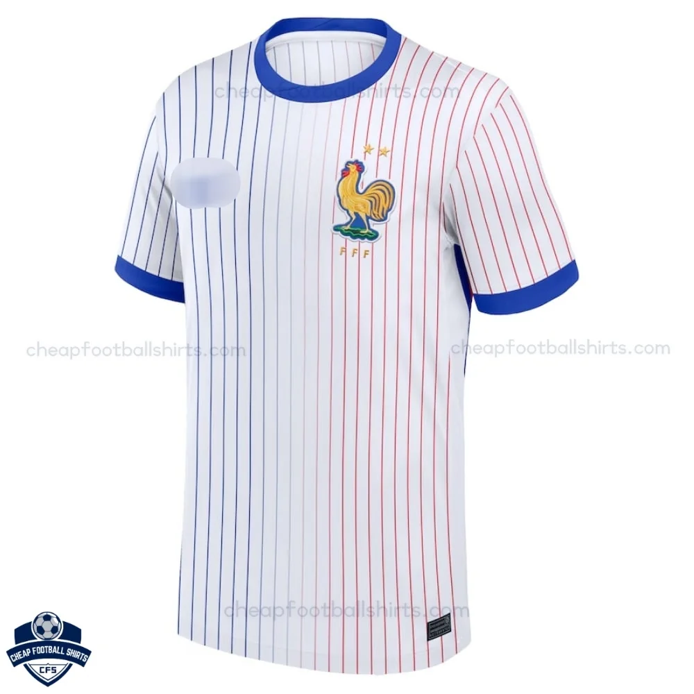 France Away Men Football Shirt 24/25 - Front View