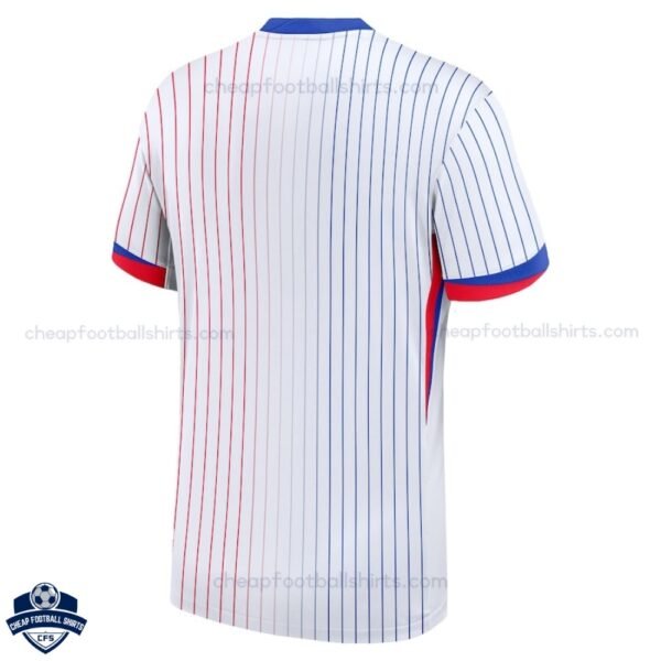 France Away Men Football Shirt 24/25 - Back View