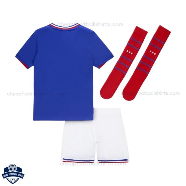 France Home Kids Football Kit 24/25 - Back View