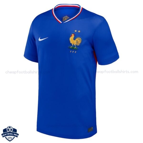 France Home Men Football Shirt 24/25 - Front View