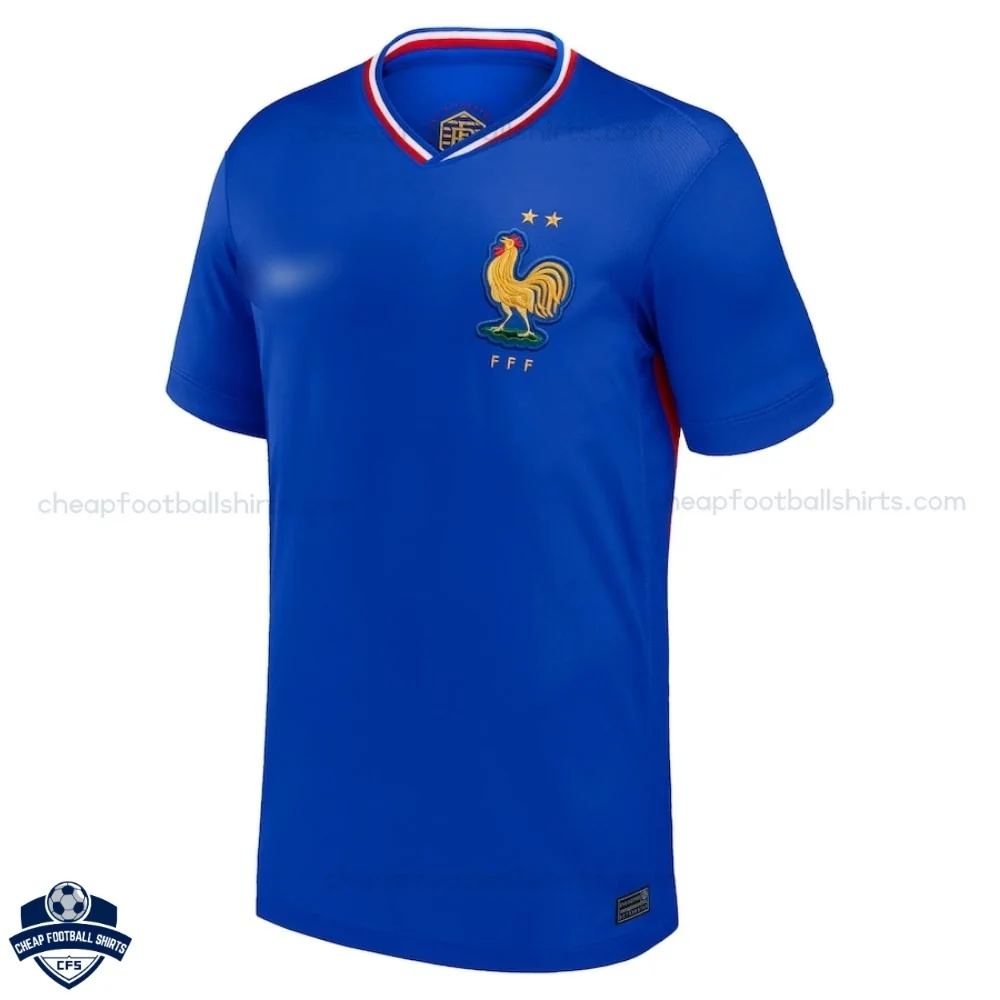 France Home Men Football Shirt 24/25 - Front View