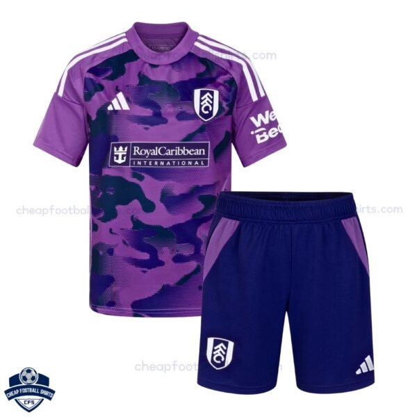 Fulham Third Kids Football Kit 24/25- Front View