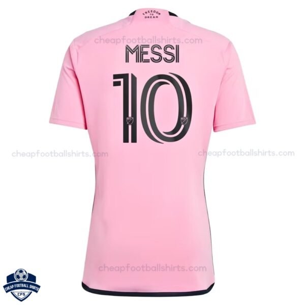 Inter Miami Home Men Football Shirt 24/25 MESSI 10 - Back View