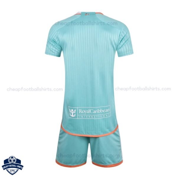 Inter Miami Third Kids Football Kit 24/25 - Back View No Socks