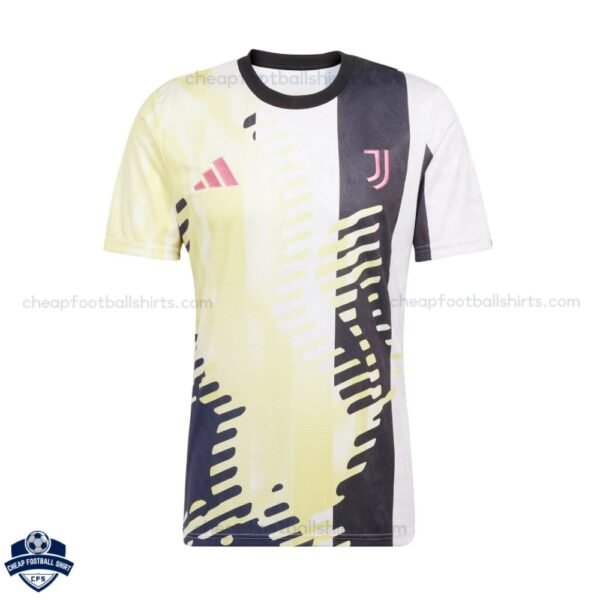 Juventus Pre-Match Men Football Shirt 24/25 - Front View
