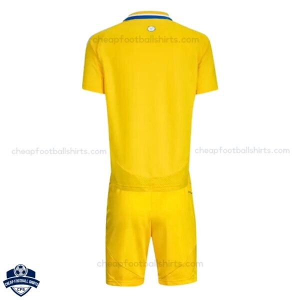 Leeds United Away Kids Football Kit 24/25 - Back View