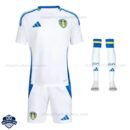 Leeds United Home Kids Football Kit 24/25 - Front View