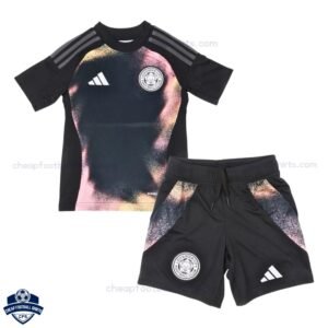 Leicester City Away Kids Football Kit 24/25 - Front View