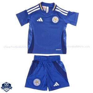 Leicester City Home Kids Football Kit 24/25 - Front View