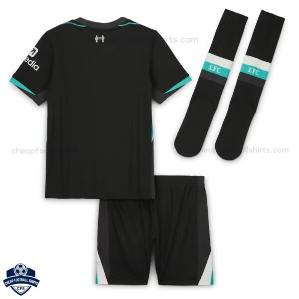 Liverpool Away Kids Football Kit 24/25 - Back View