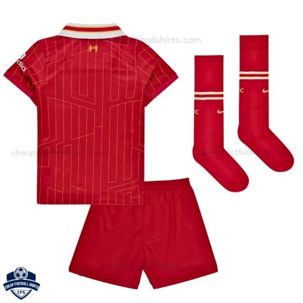 Liverpool Home Kids Football Kit 24/25 - Back View