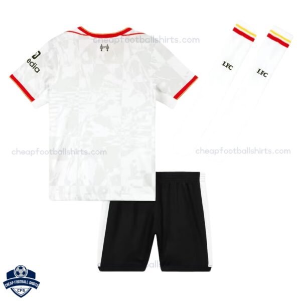 Liverpool Third Kids Football Kit 24/25 - Back View