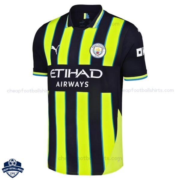 Manchester City Away Men Football Shirt 24/25 - Front View
