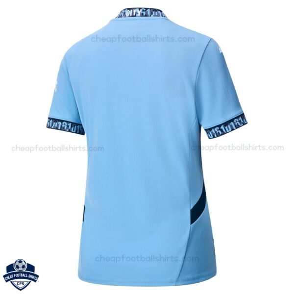 Manchester City Home Women Football Shirt 24/25 - Back View