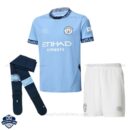 Manchester City Home Kids Football Kit 24/25 - Front View