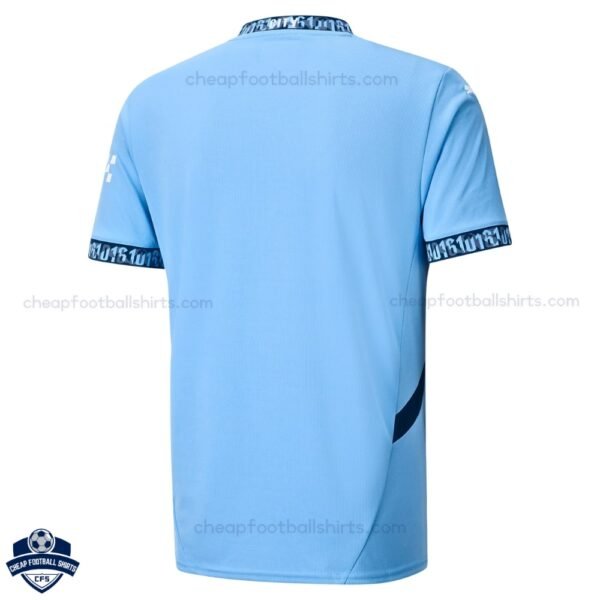 Manchester City Home Men Football Shirt 24/25 - Back View