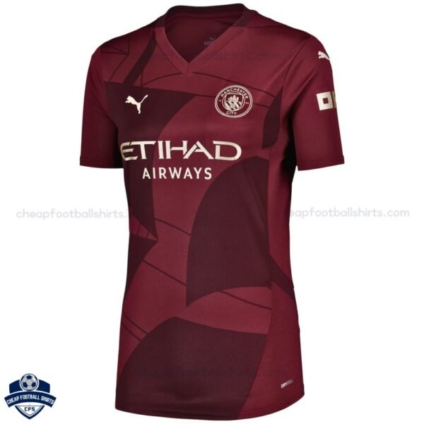Manchester City Third Women Football Shirt 24/25 - Front View